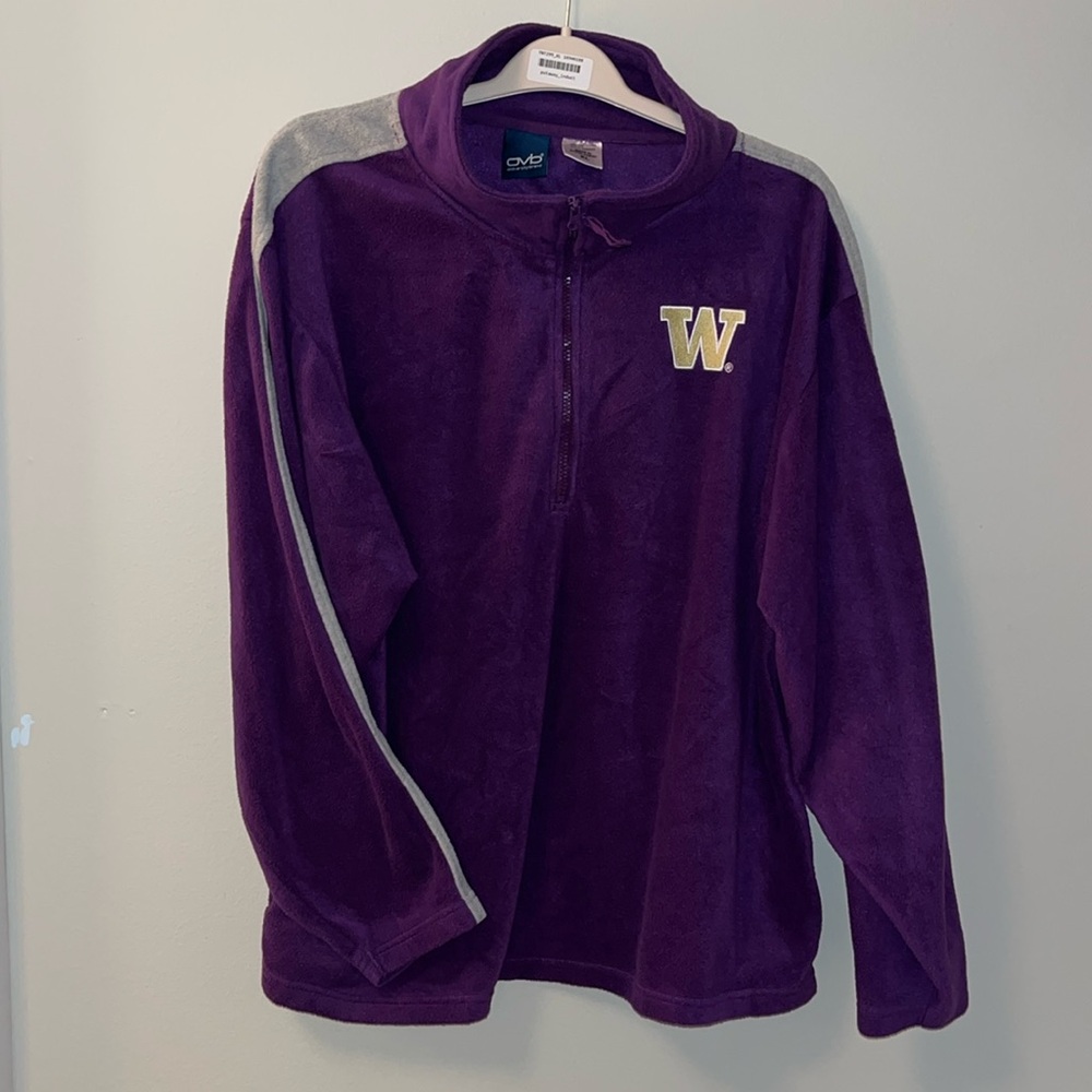 Vintage quarter zip UW fleece pullover - Mens XL